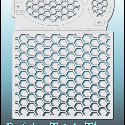 Bad Ass Triple Threat Stencil 7016